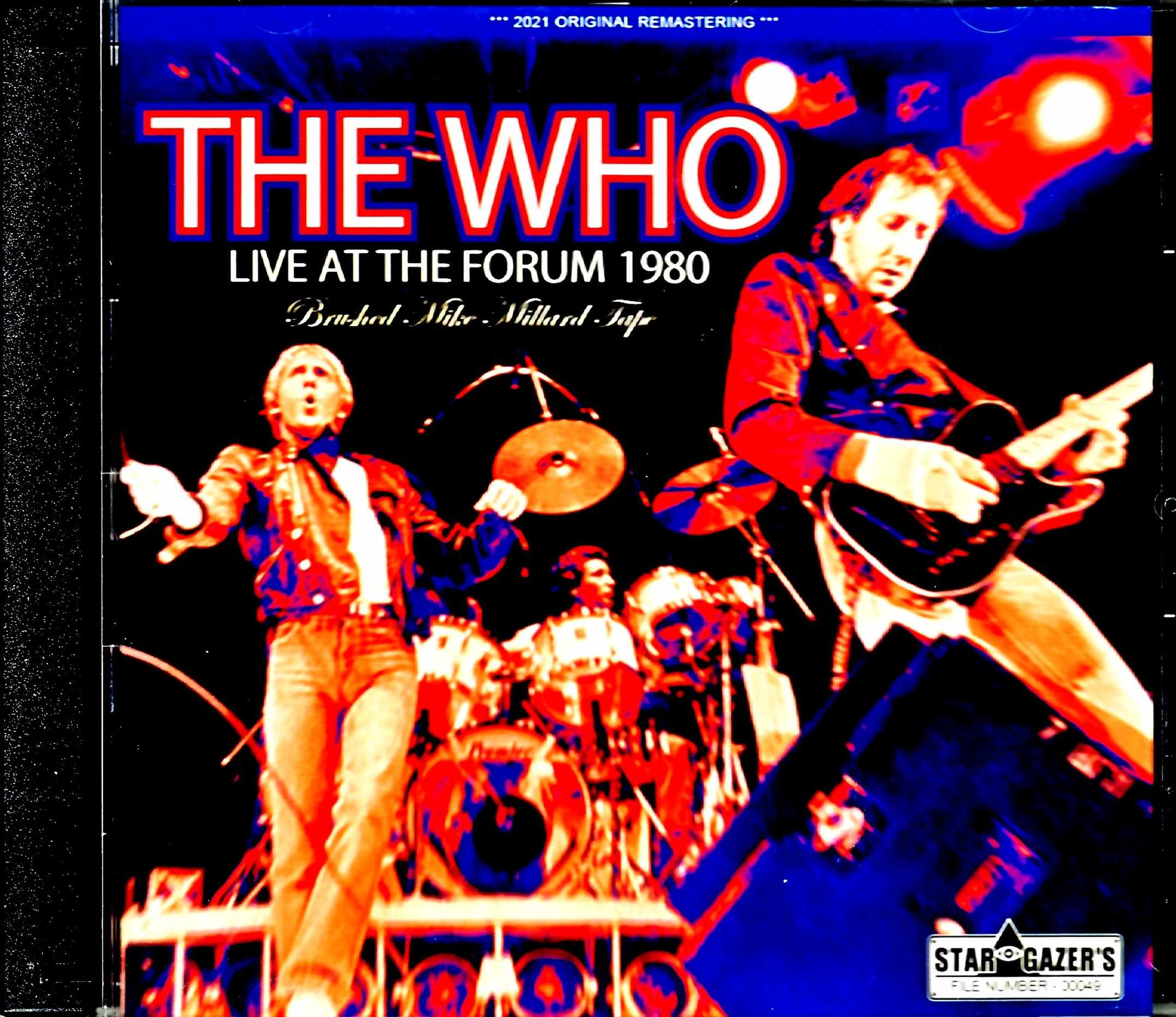 Who,The ザ・フー/CA,USA 1980 Mike Millard Original Master Tapes