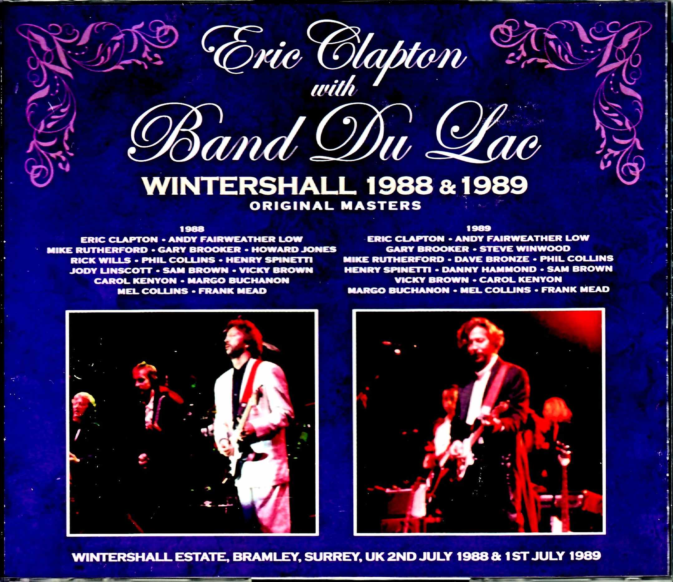 Eric Clapton エリック・クラプトン/England,UK 1988 & 1989