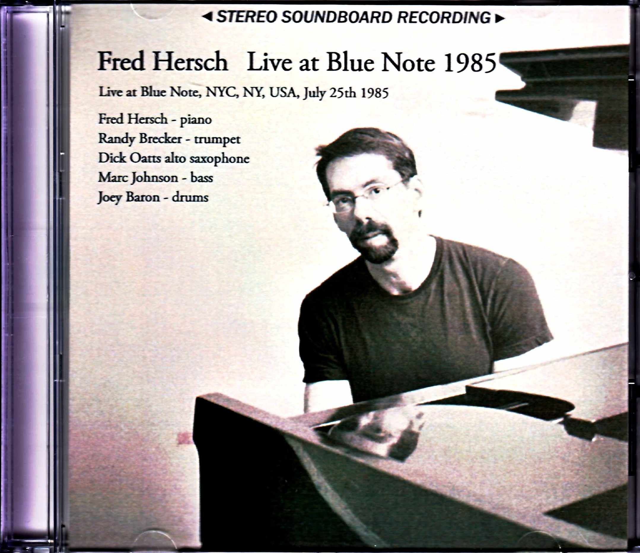 Fred Hersch,Randy Brecker フレッド・ハーシュ ランディ・ブレッカー/NY,USA 1985