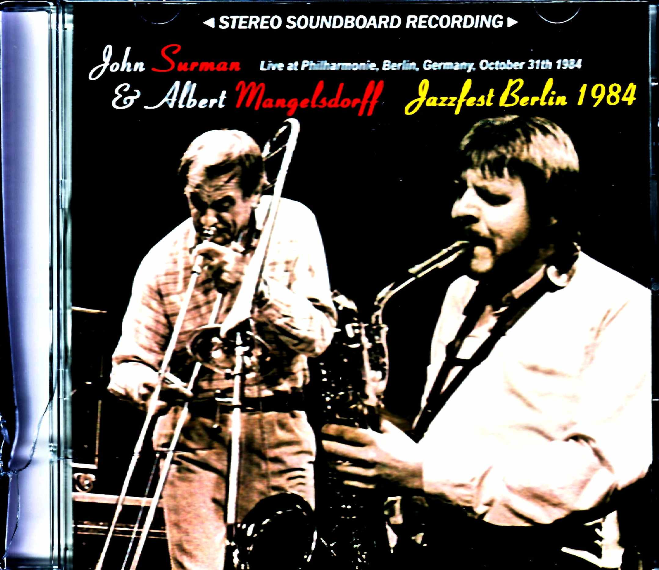 John Surman,Albert Mangelsdorff  ジョン・サーマン アルベルト・マンゲルスドルフ/Germany 1984