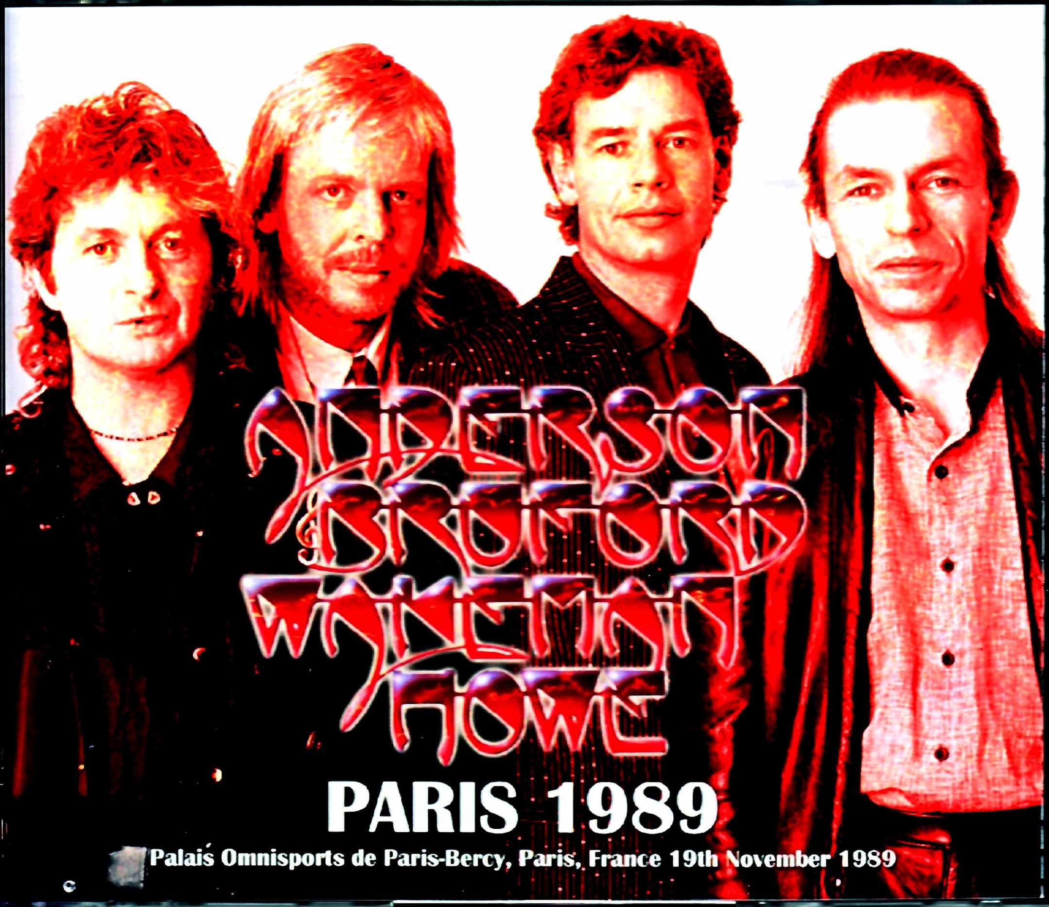 ABWH Anderson Bruford Wakeman Howe Yes イエス/France 1989 Complete