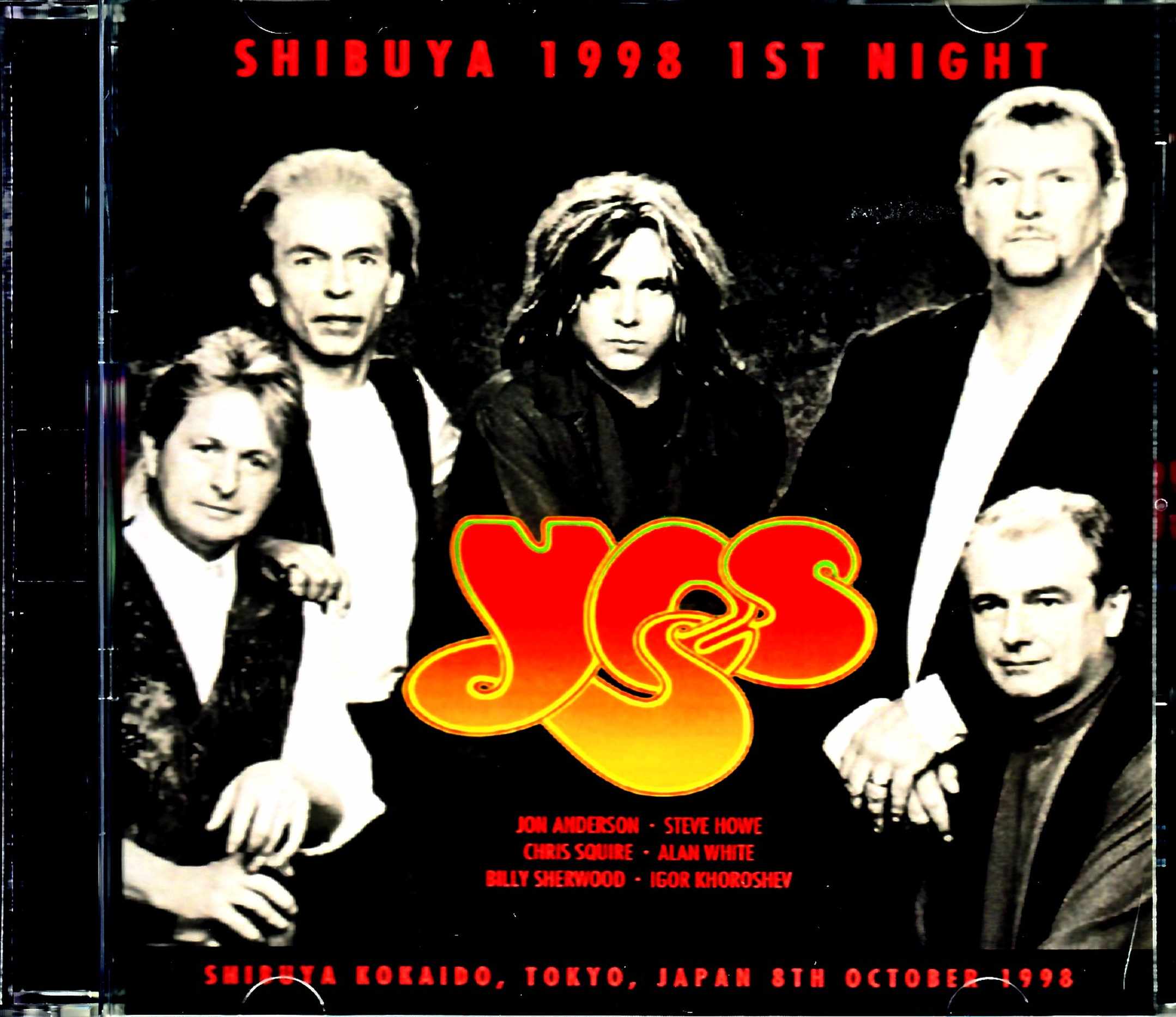 Yes イエス/Tokyo,Japan 10.8.1998