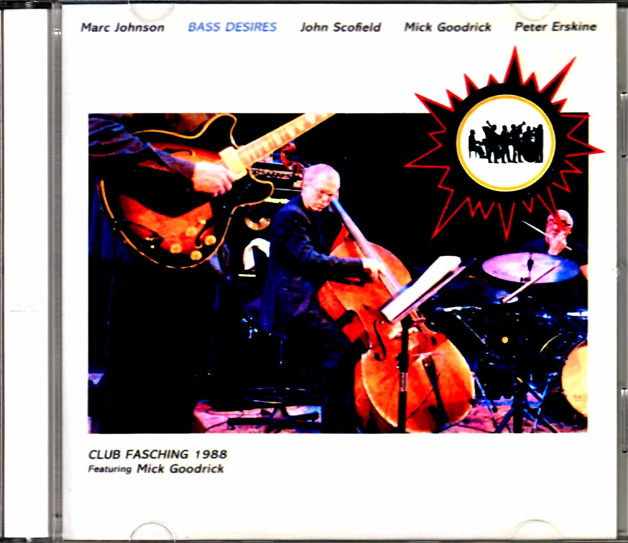 Bass Desires Marc Johnson,John Scofield ベース・デザイヤーズ ジョン・スコフィールド/Sweden 1988