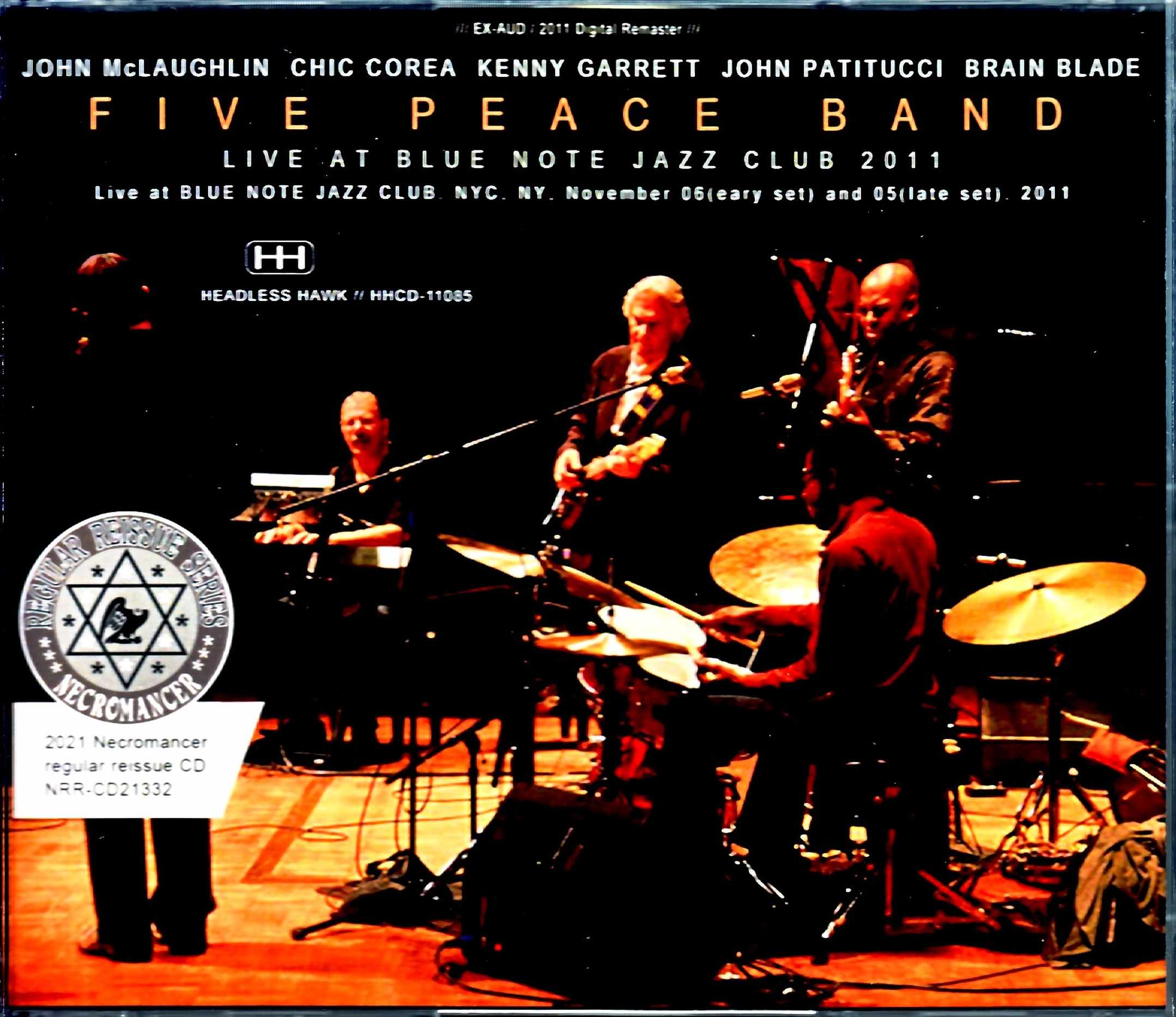 Five Peace Band John McLaughlin,Chick Corea,Kenny Garrett,John Paritucci,Brian Blade/NY,USA 2011 2Shows