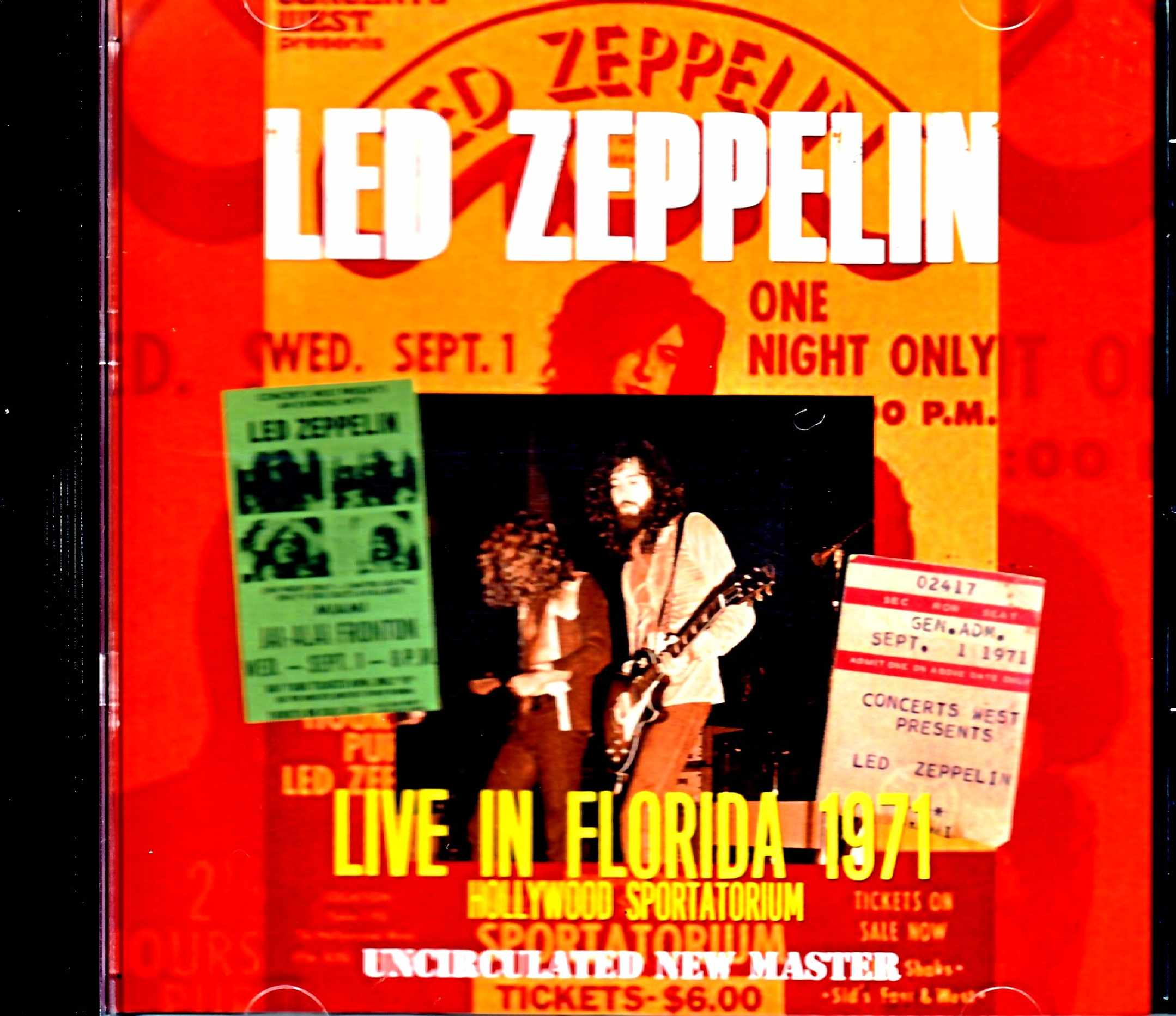 Led Zeppelin レッド・ツェッペリン/FL,USA 9.1.1971