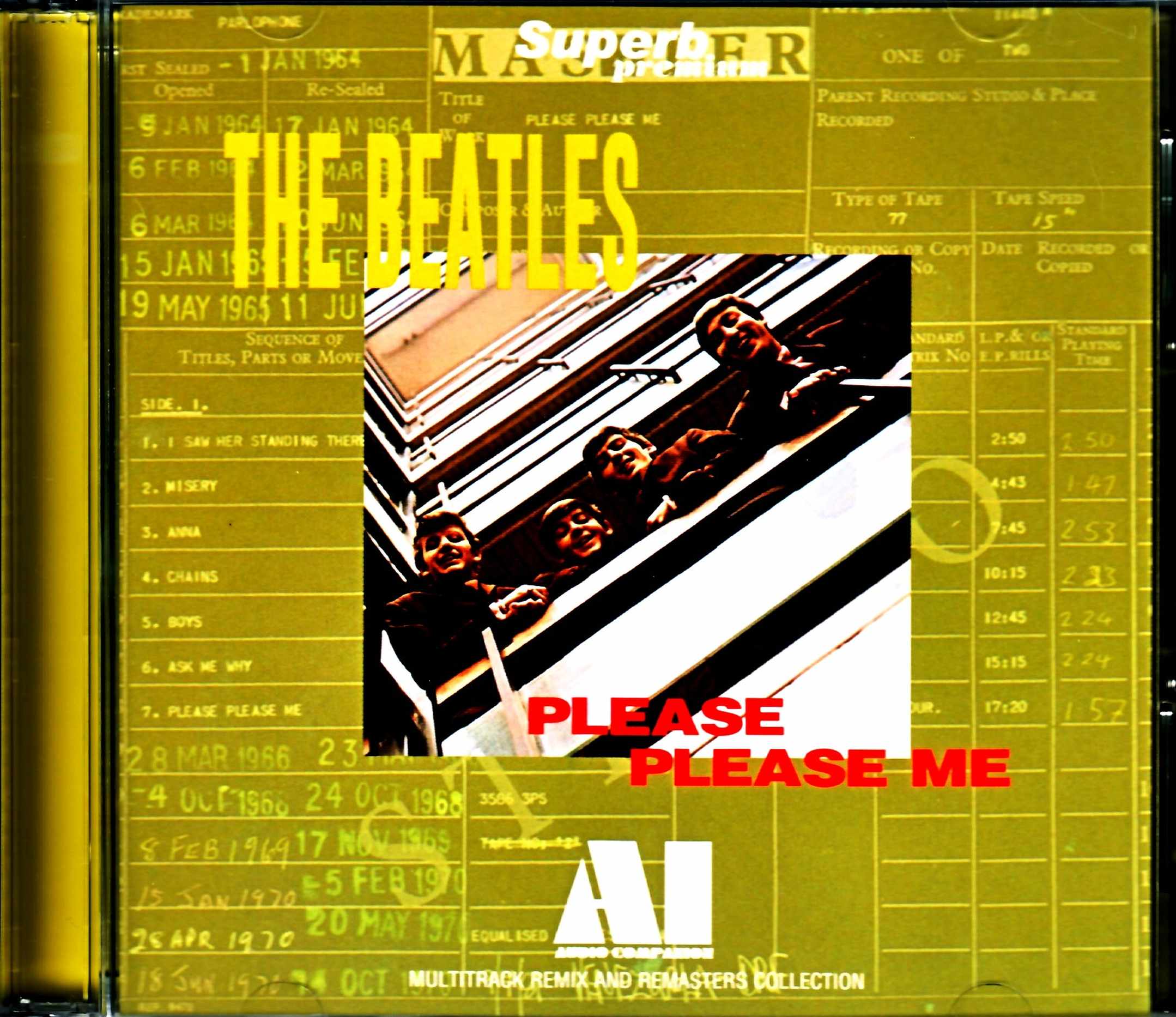 Beatles ビートルズ/プリーズ・プリーズ・ミー Please Please Me AI - Audio Compilation Multitrack Remix and Remasters