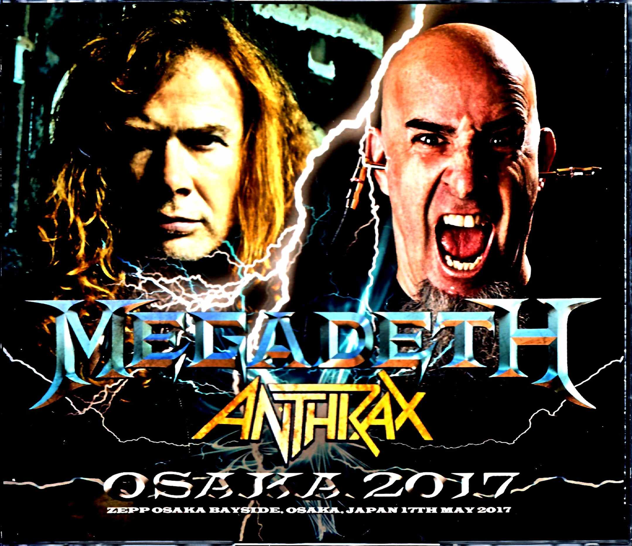Megadeth Anthrax メガデス アンスラックス/Osaka,Japan 2017 Complete