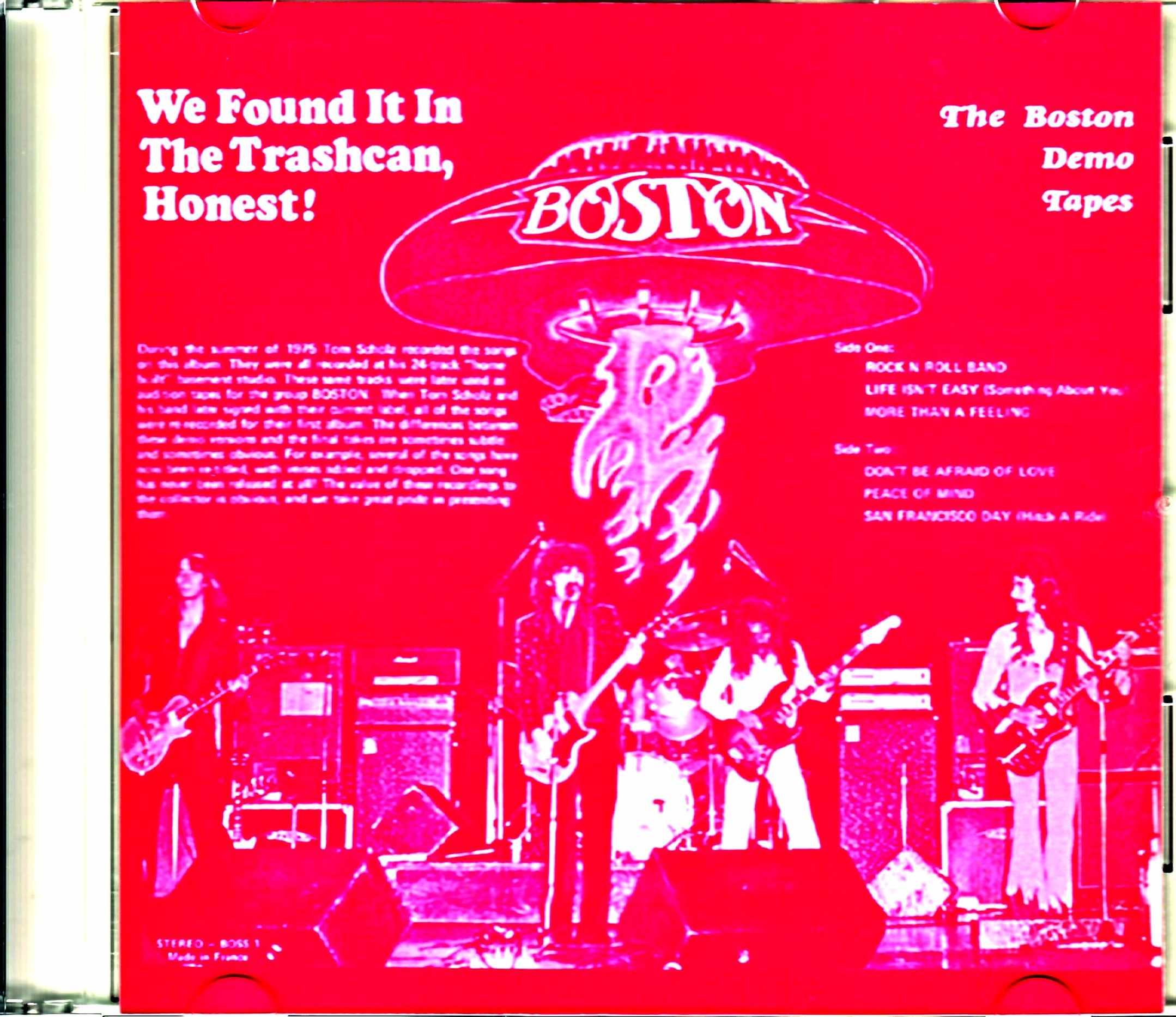Boston ボストン/We Found it in the Traschan,Honest ! Demos Tapes