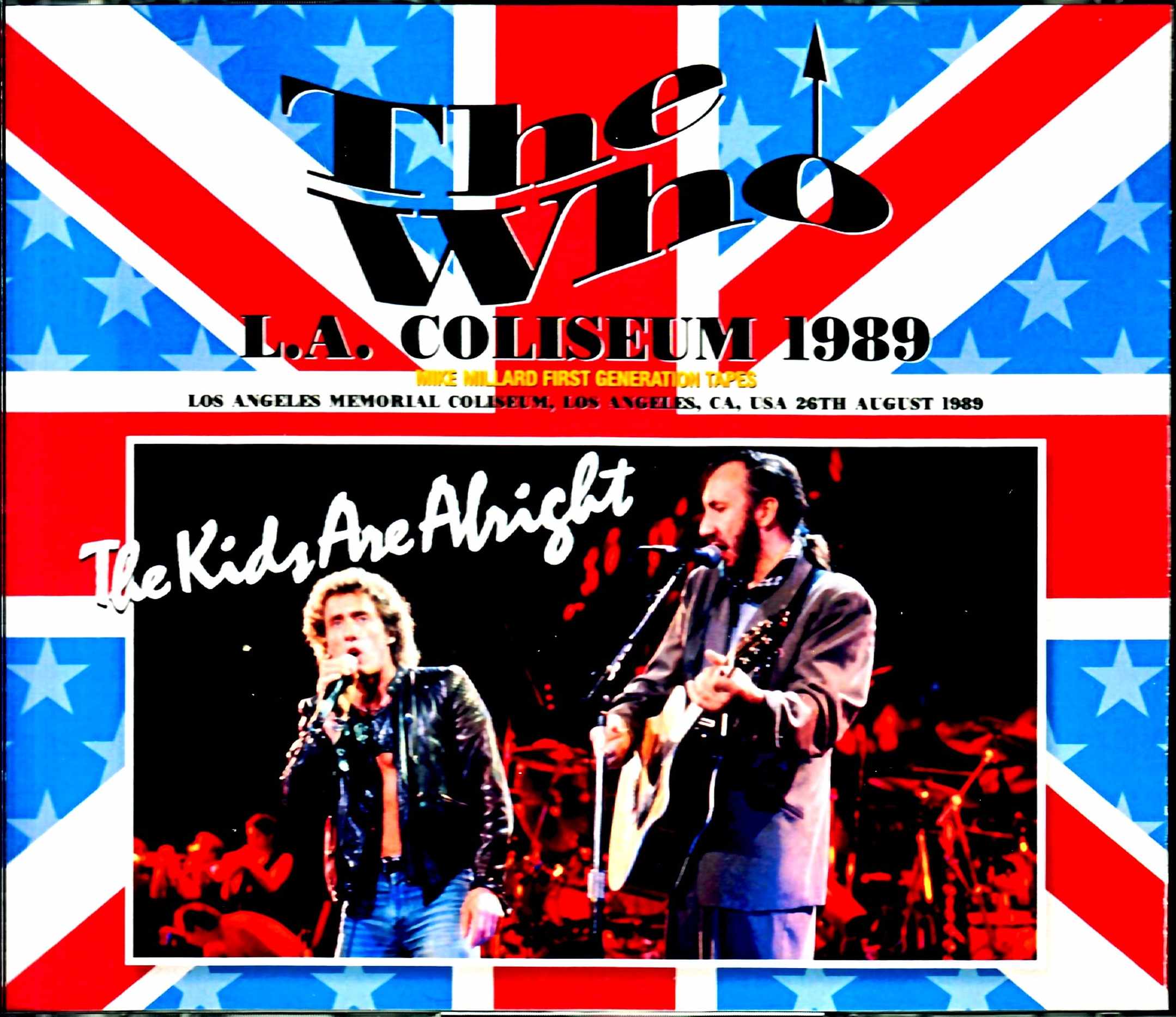 Who,The ザ・フー/CA,USA 1989 Mike Millard First Generation Tapes