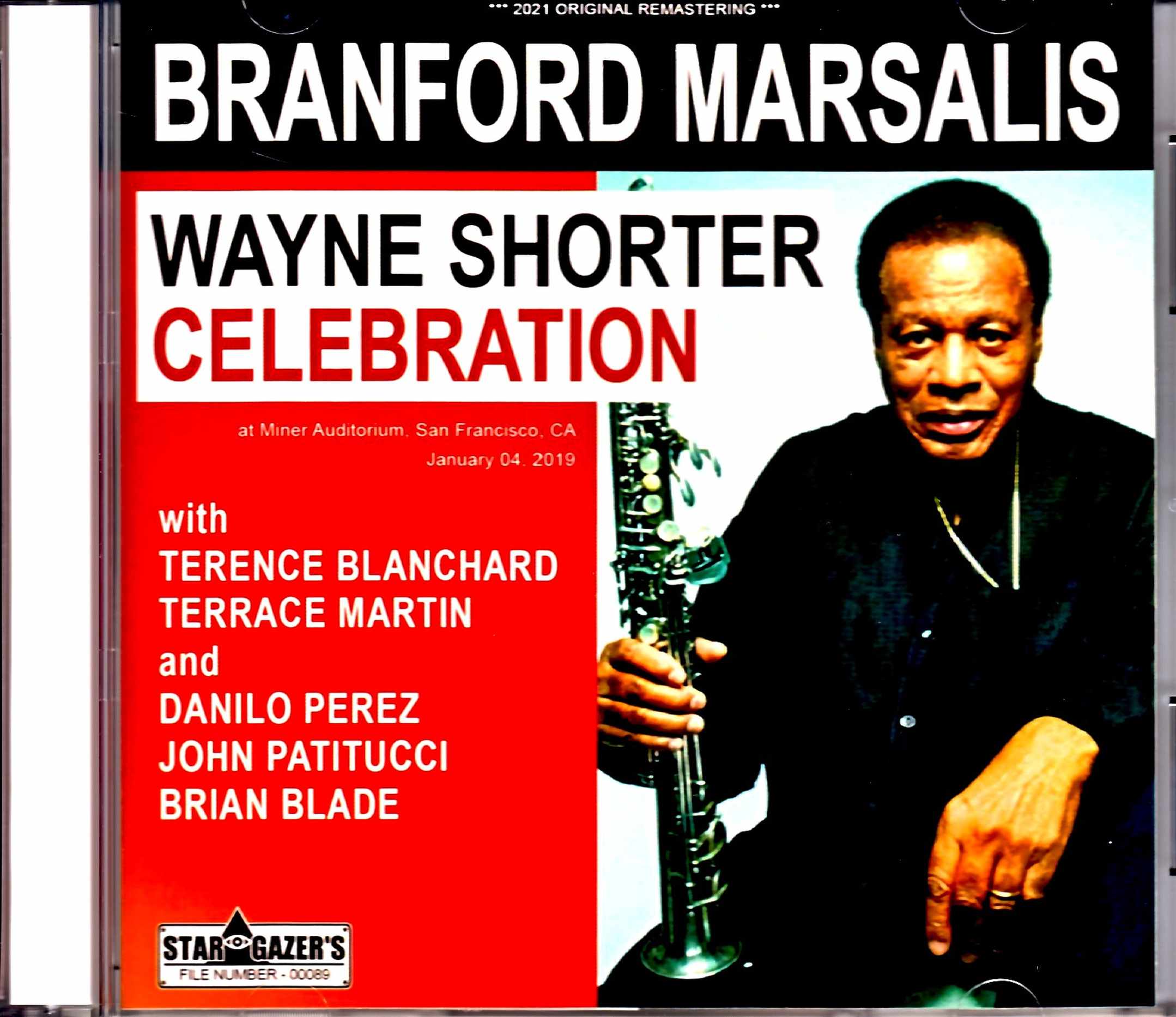 Branford Marsalis Danilo Perez - piano John Patitucci ブランフォード・マルサリス ダニーロ・ペレス/CA,USA 1.4.2019