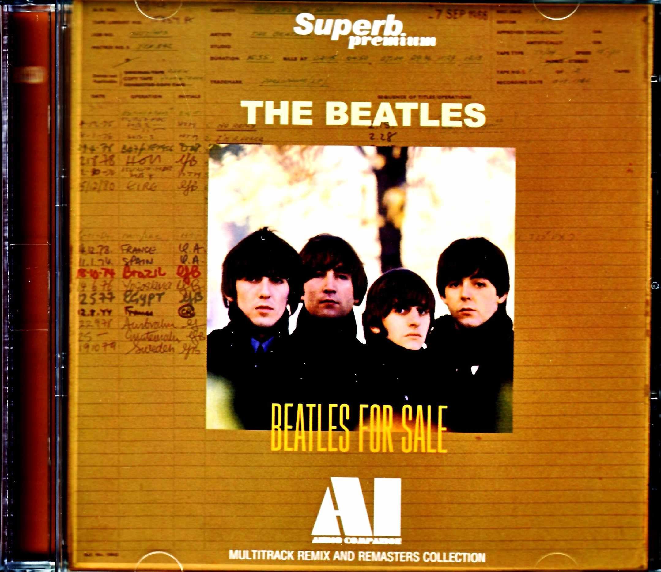 Beatles ビートルズ/ビートルズ・フォー・セール Beatles for Sale AI - Audio Compilation Multitrack Remix and Remasters