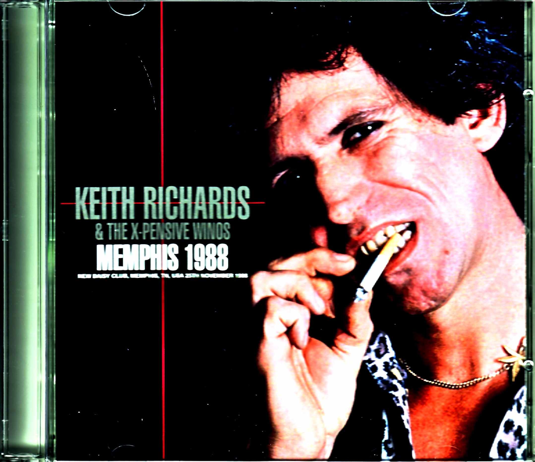 Keith Richards & the X-Pensive Winds キース・リチャード/TN,USA 11.25.1988