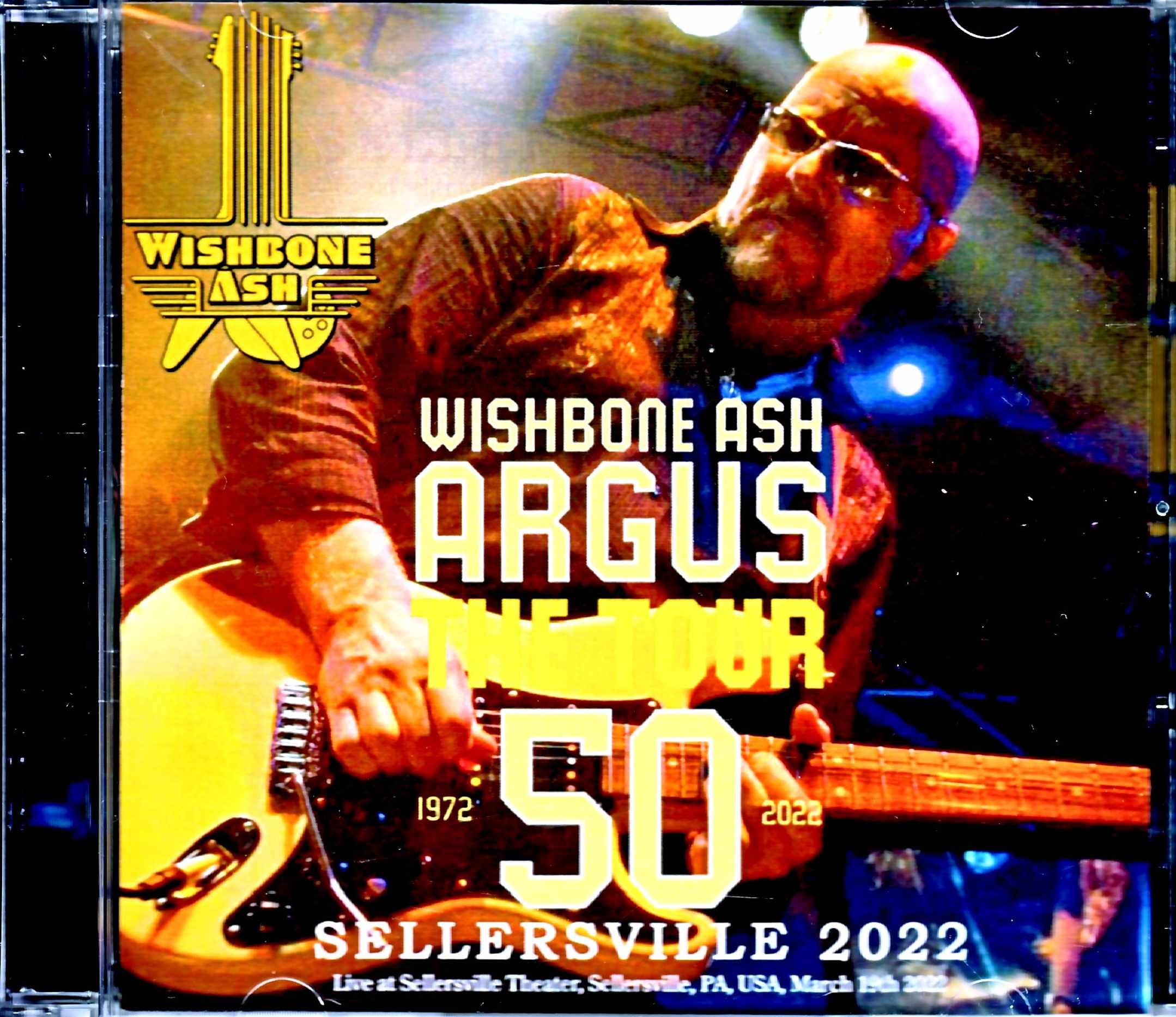 Wishbone Ash ウィッシュボーン・アッシュ/百眼の巨人アーガス Argus 50周年記念ツアー 2022年 PA,USA 2022