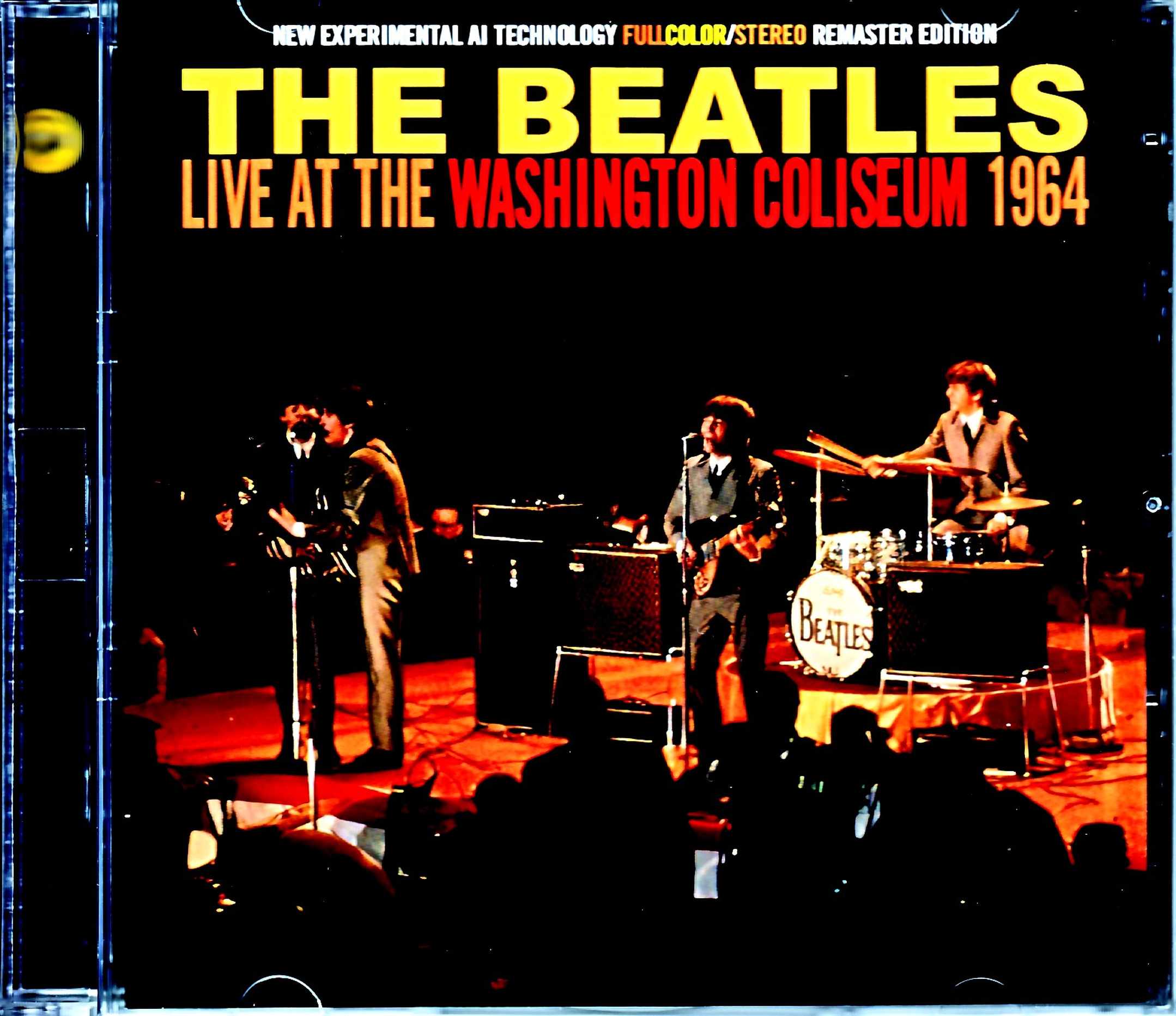 Beatles ビートルズ/ワシントン・コロシアム公演 1964年 最新ＡＩ技術 WA,USA 1964 New Experimental Remaster S & V