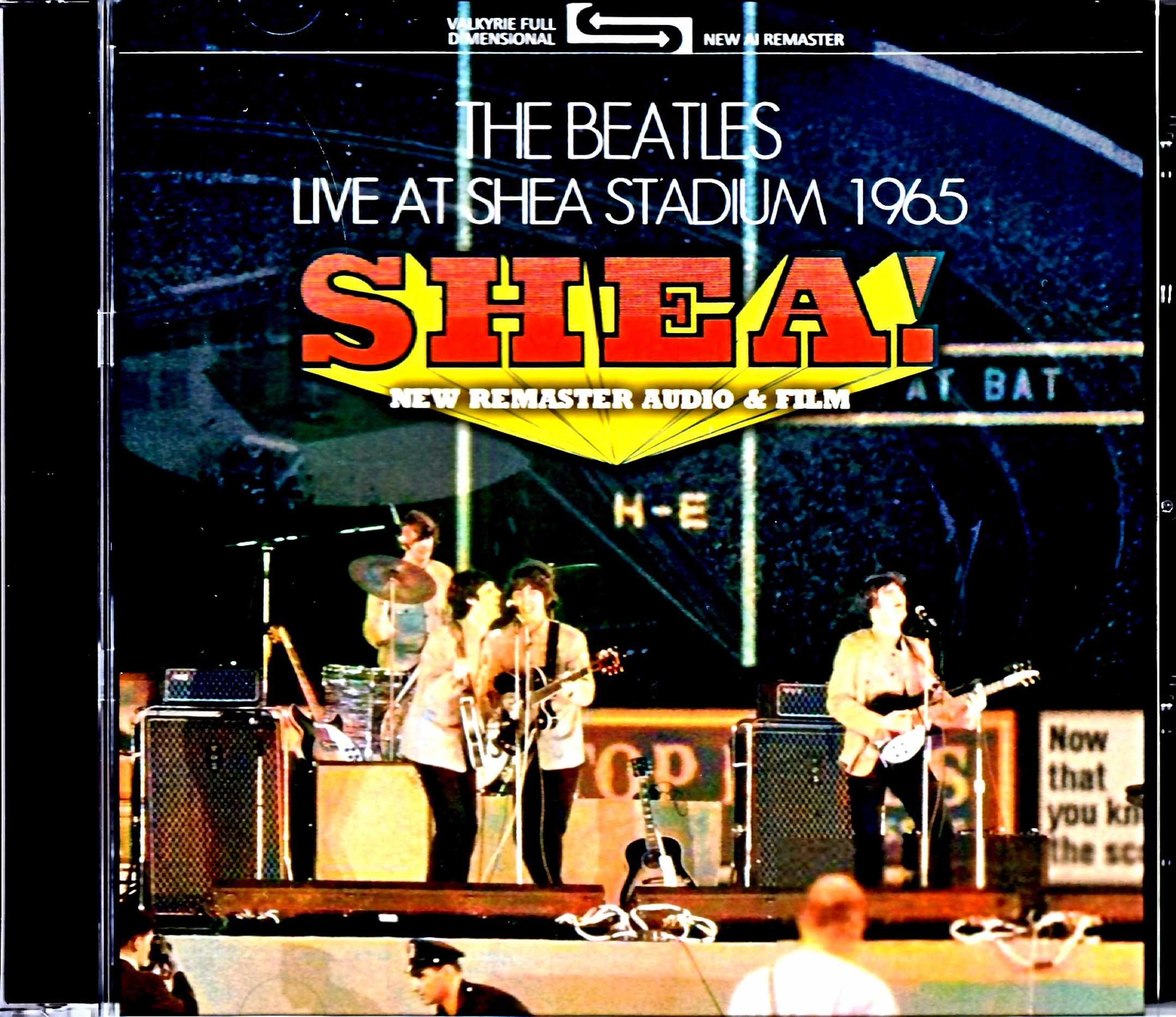 Beatles ビートルズ/シェア・スタジアム 1965年 最新ＡＩ技術NY,USA 1965 New Remaster S & V
