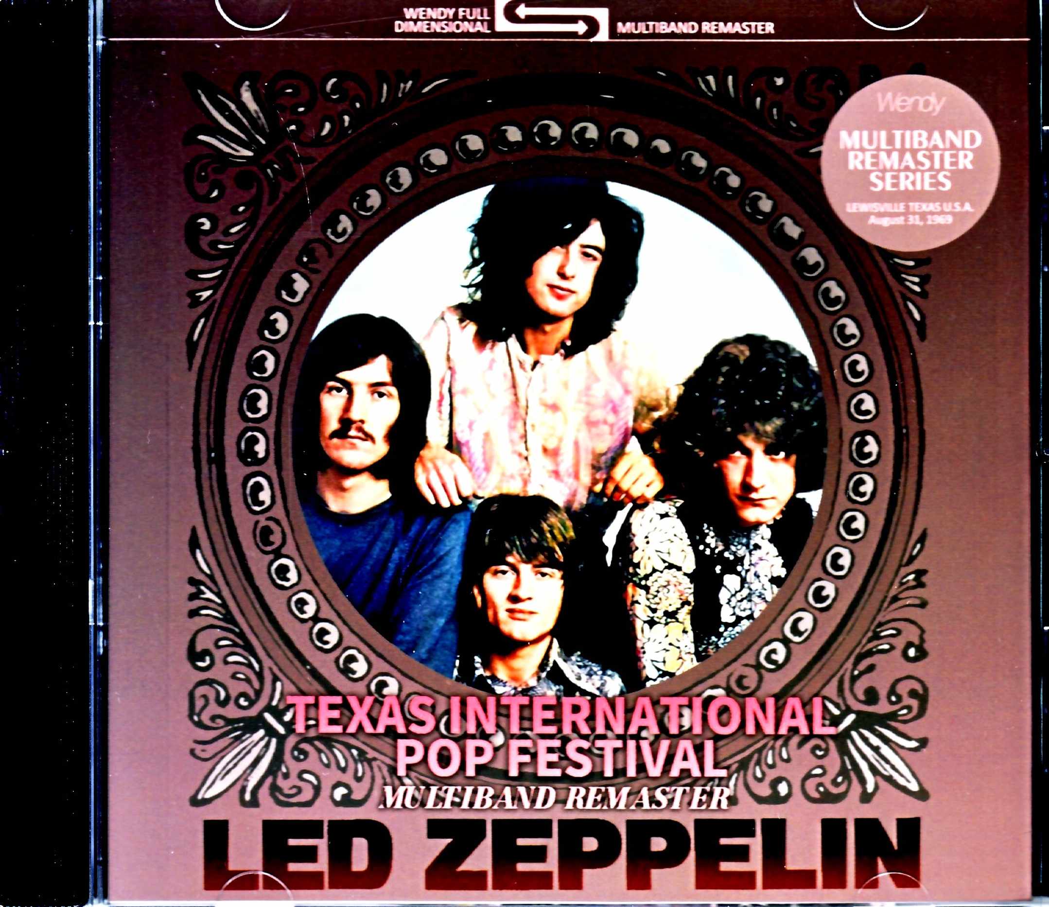 Led Zeppelin レッド・ツェッペリン/テキサス・ポップ・フェス 1969年 TX,USA 1969 Multiband Remaster