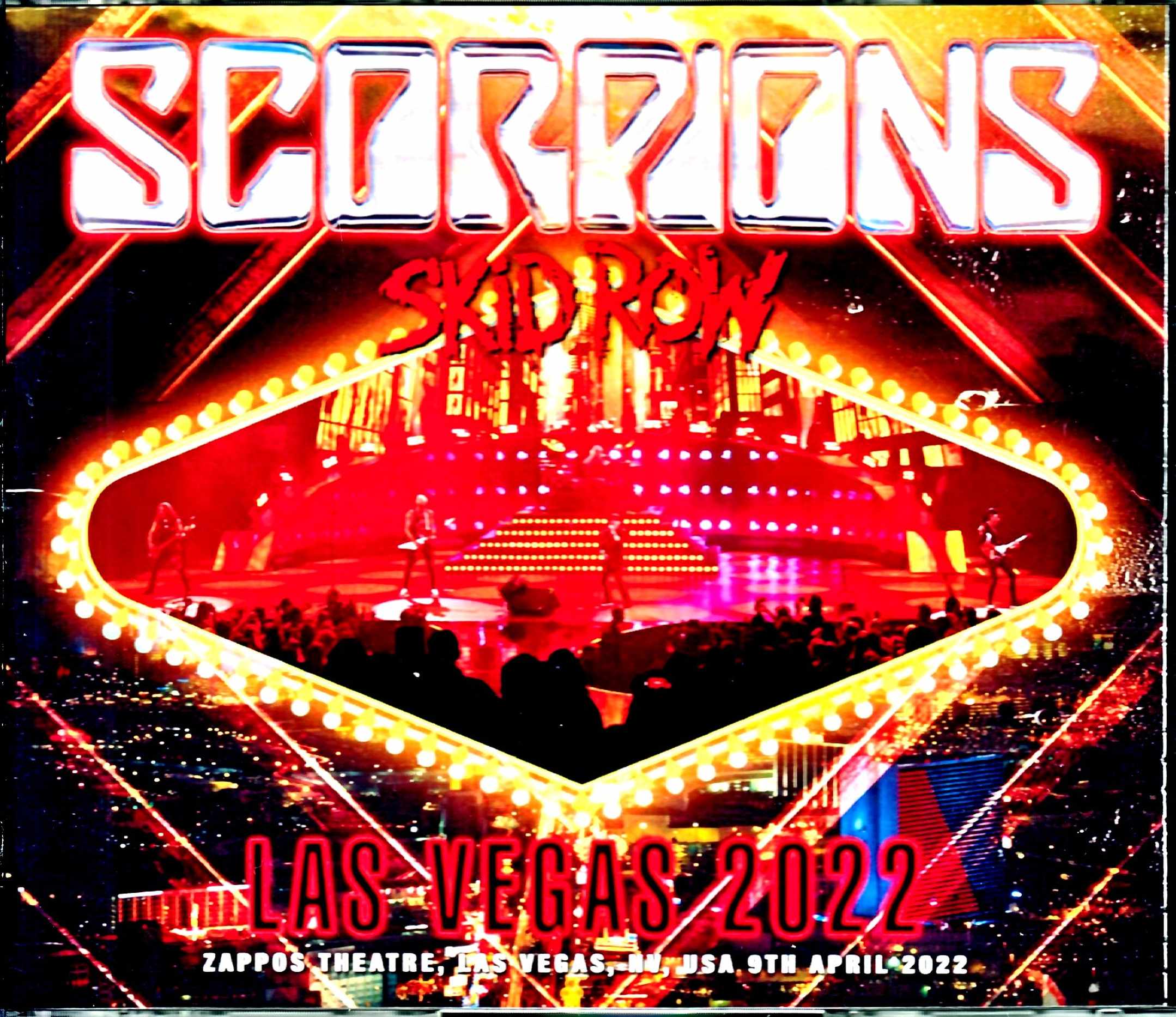 Scorpions Skid Row スコーピオンズ スキッド・ロウ/NV,USA 2022 Complete