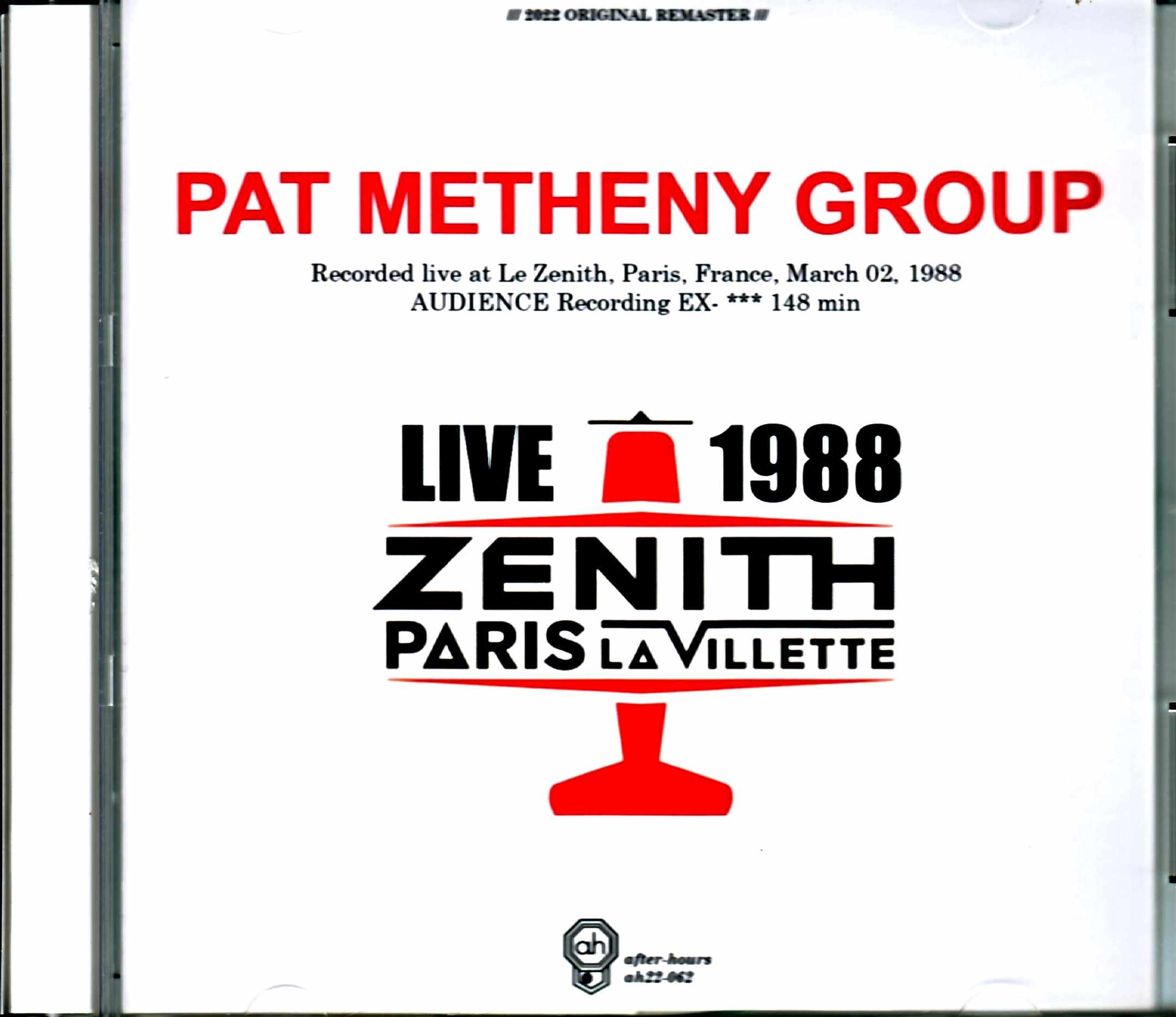 Pat Metheny Group Lyle Mays パット・メセニー ライル・メイズ/France 1988 Complete