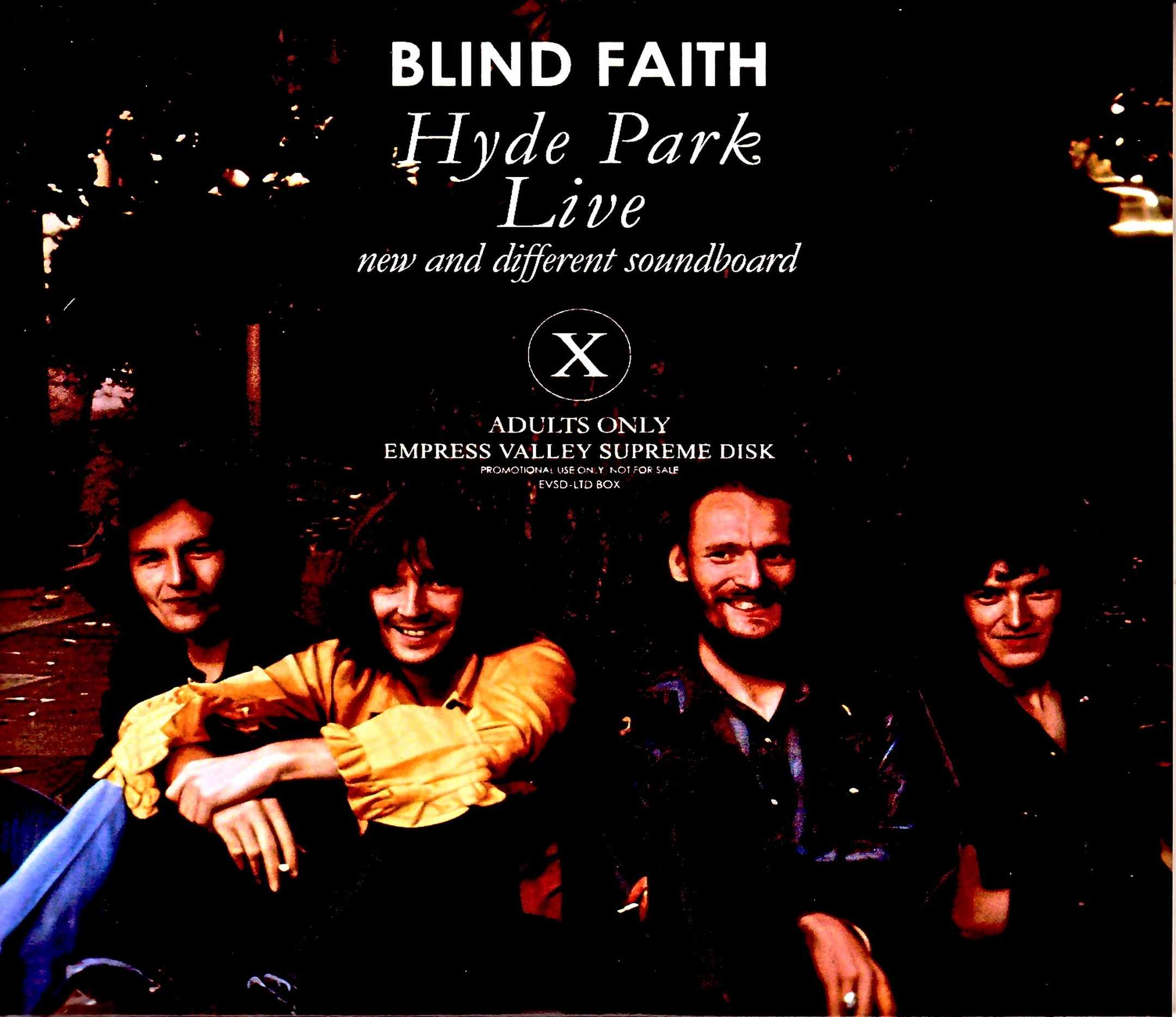 Blind Faith Eric Clapton ブラインド・フェイス/伝説のデビュー・ステージ London,UK 1969 New and Different Soundboard