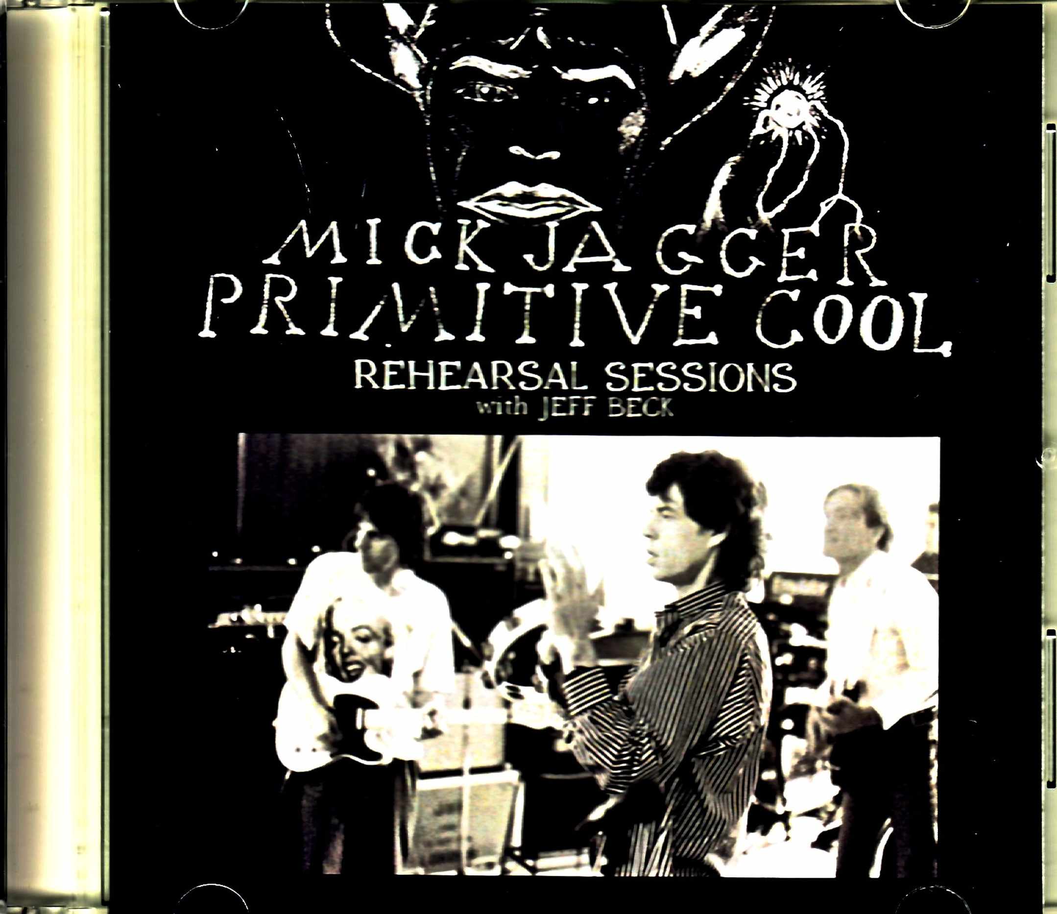 Mick Jagger Jeff Beck ミック・ジャガー/ジェフ・ベックとのリハーサルセッション NY,USA 1987