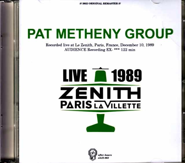 Pat Metheny Group Lyle Mays パット・メセニー ライル・メイズ/France 1989 Complete