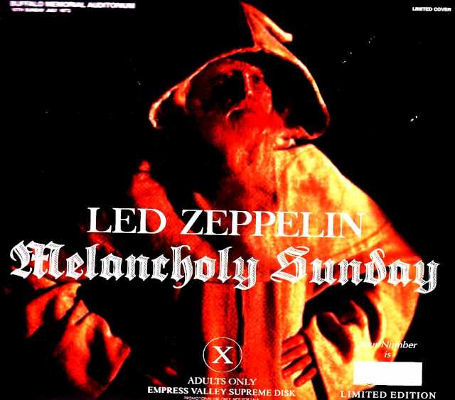 Led Zeppelin レッド・ツェッペリン/憂鬱な日曜日 NY,USA 1973