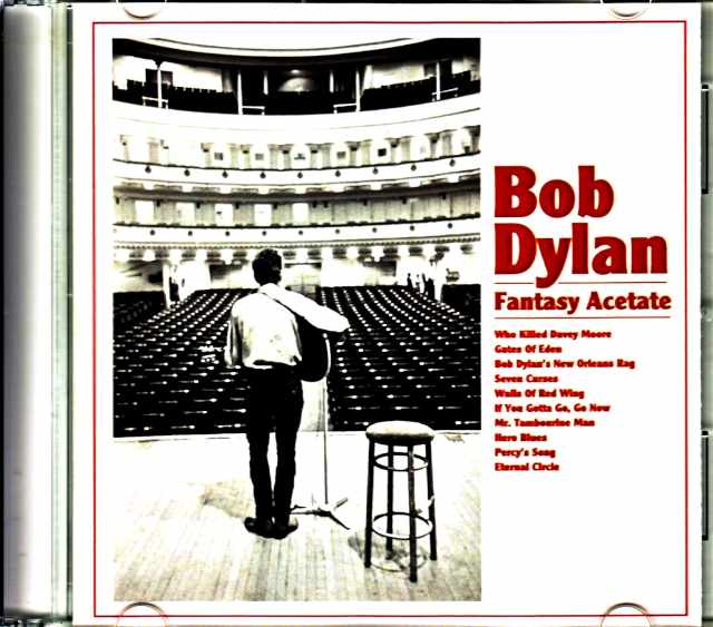 Bob Dylan ボブ・ディラン/Acetate LP,Fantasy Records 77182