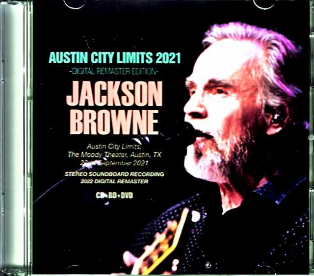 Jackson Browne ジャクソン・ブラウン/TX,USA 2021 S & V 2022 Digital Remaster