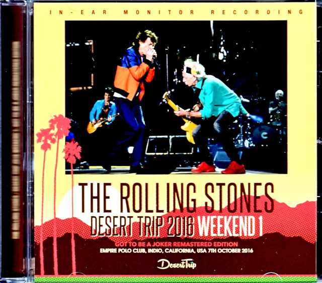 Rolling Stones ローリング・ストーンズ/CA,USA 10.7.2016 IEM Matrix Edition