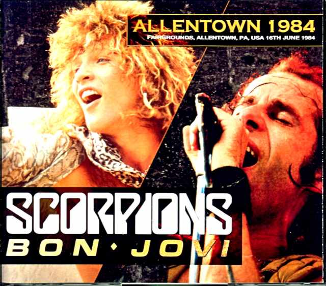 Scorpions Bon Jovi スコーピオンズ ボン・ジョヴィ/PA,USA 1984