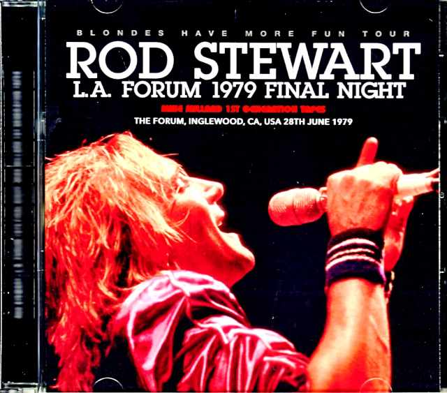 Rod Stewart ロッド・スチュワート/CA,USA 1979 Mike Millard 1st Generation Tapes