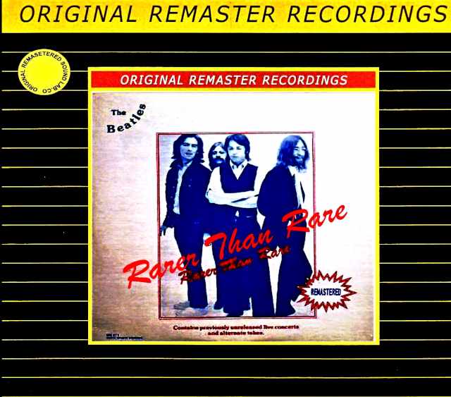 Beatles ビートルズ/レア中のレア Raper than Rare Original Remastered