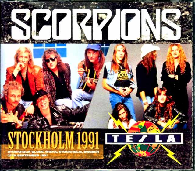 Scorpions Tesla スコーピオンズ テスラ/Sweden 1991