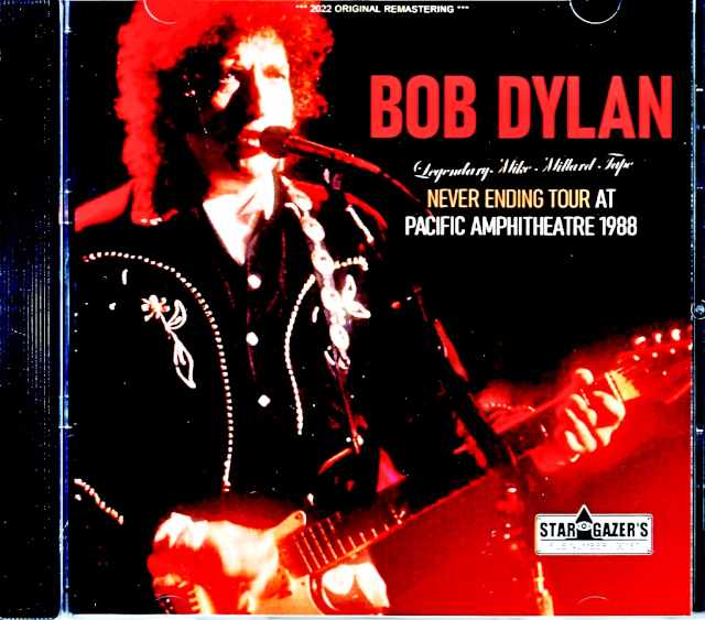Bob Dylan ボブ・ディラン/CA,USA 1988 Mike Millard Master Tape