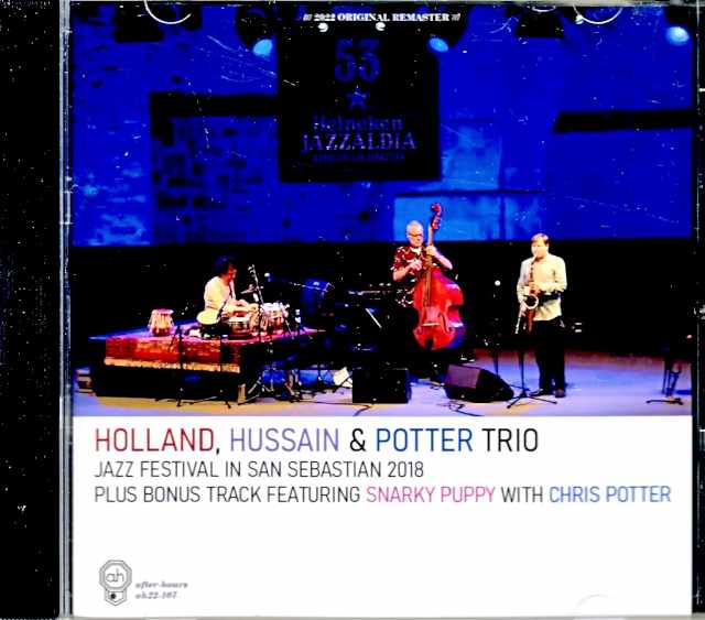 Crosscurrents Trio Dave Holland Zakir Hussain デイヴ・ホランド ザキール・フセイン/Spain 2018 Complete & more