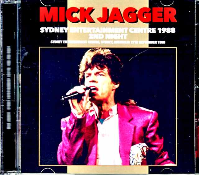 Mick Jagger ミック・ジャガー/Australia 9.27.1988 New Source & more