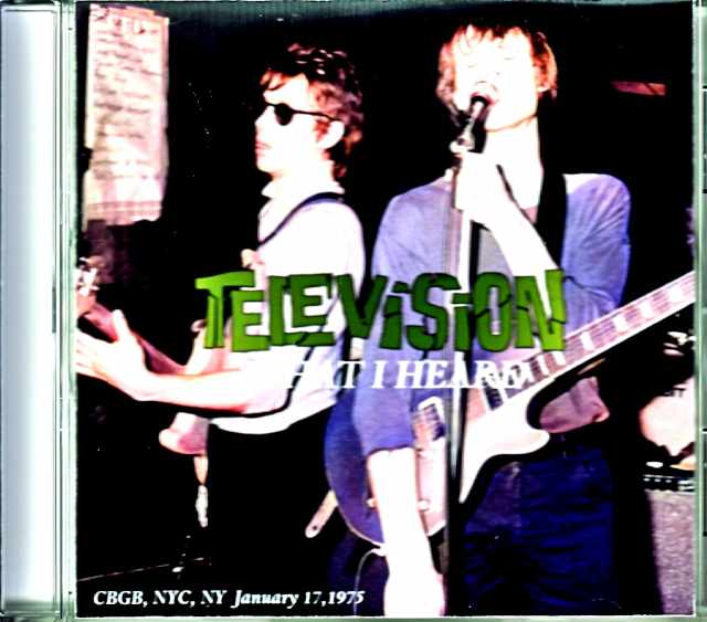 Television テレヴィジョン/NY,USA 1975 1.17.Upgrade