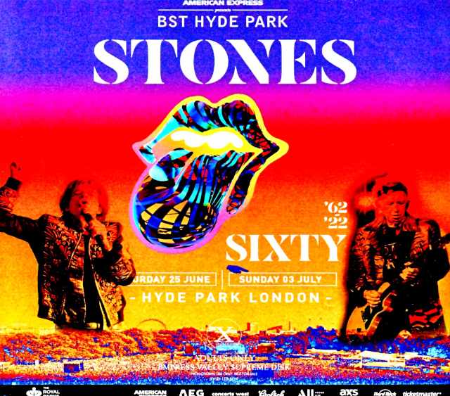 Rolling Stones ローリング・ストーンズ/初夏のハイドパーク London,UK 7.3.2022 Complete