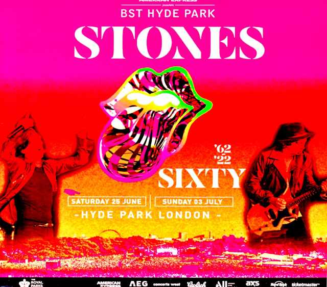 Rolling Stones ローリング・ストーンズ/初夏のハイドパーク London,UK 6.25.2022 Complete