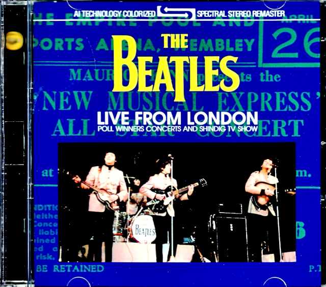 Beatles ビートルズ/ポール・ウィナーズ・コンサート 1964・65年 最新AI技術カラー映像ステレオリマスター・完全版 Poll Winners Concerts & more