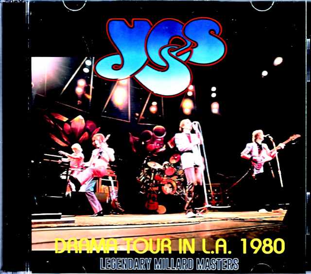 Yes イエス/CA,USA 10.3.1980 Legendary Mike Millard Master Tapes