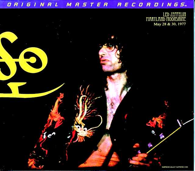 Led Zeppelin レッド・ツェッペリン/メリーランドの月明かり Vol.2 MD,USA 1977 2Days Complete