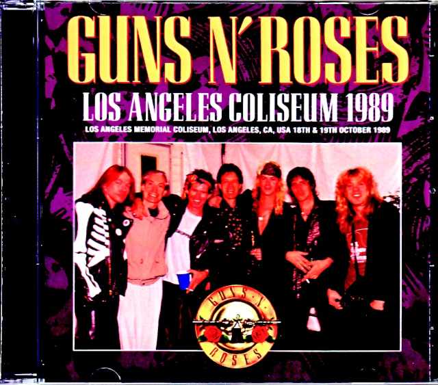 Guns N' Roses ガンズ・アンド・ローゼス/CA,USA 1989 2Days Complete