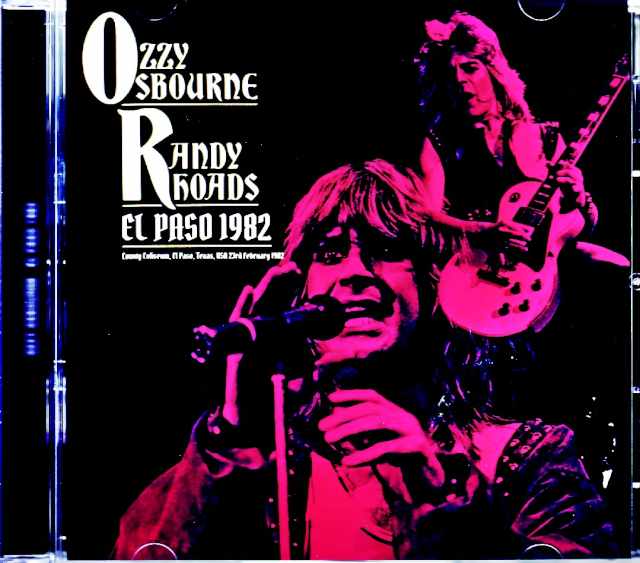 Ozzy Osbourne Randy Rhoads オジー・オズボーン ランディ・ローズ/TX,USA 1982 Upgrade