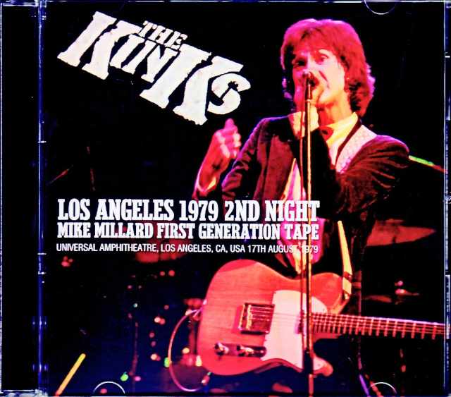 Kinks キンクス/CA,USA 8.17.1979 Mike Millard First Generation Tape