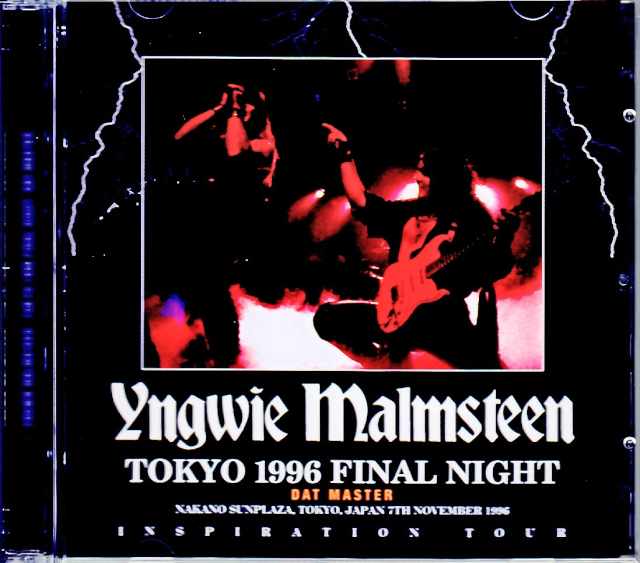 Yngwie Malmsteen イングヴェイ・マルムスティーン/Tokyo,Japan 11.7.1996 DAT Master