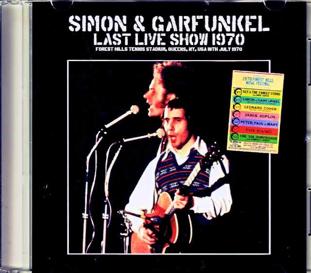 Simon and Garfunkel サイモン・アンド・ガーファンクル/NY,USA 1970