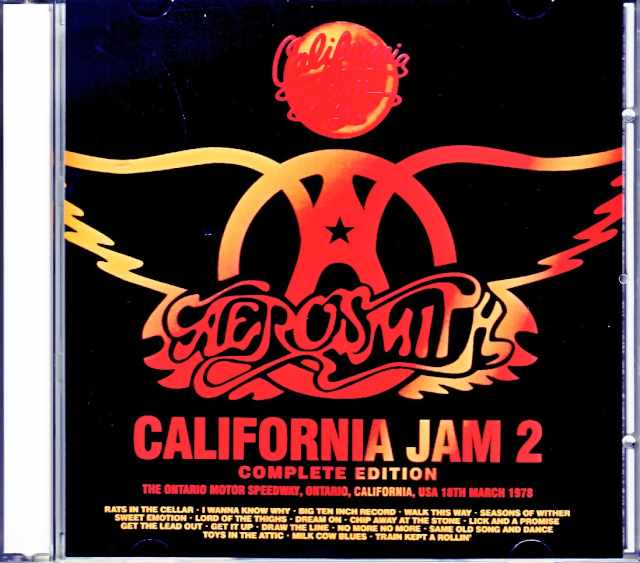 Aerosmith エアロスミス/CA,USA 1978 Complete