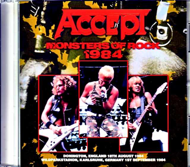 Accept アクセプト/England,UK 1984 Soundboard & more