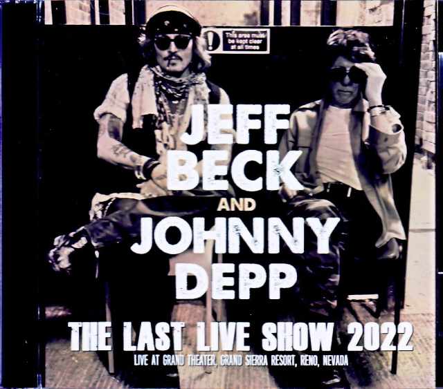 Jeff Beck Johnny Depp ジェフ・ベック ジョニー・デップ/最後のステージ 完全版 NV,USA 2022 Complete